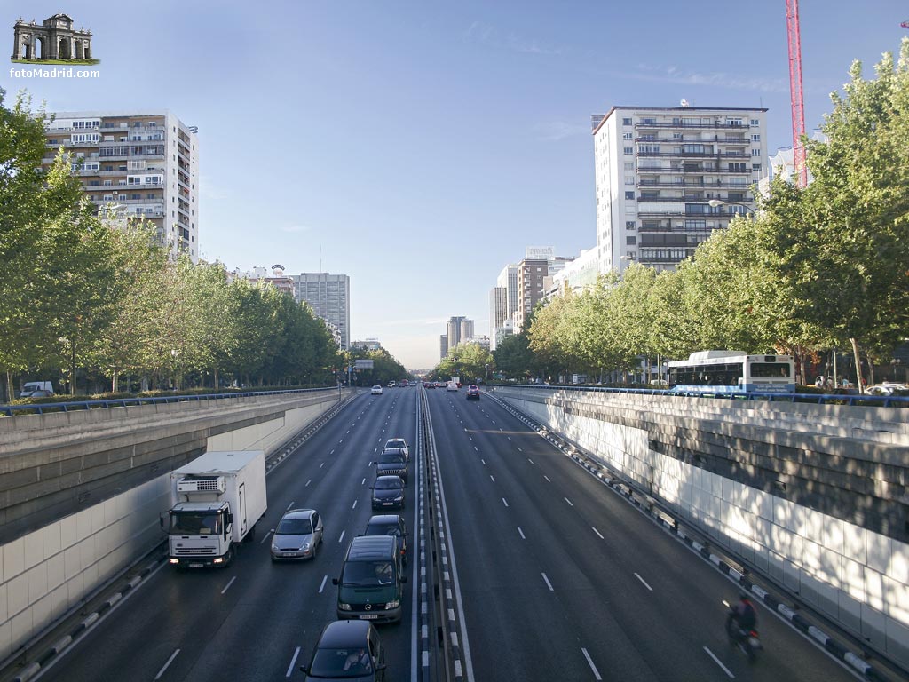 Tr�fico en el Pso. de la Castellana