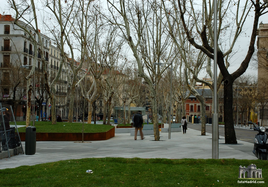 La Plaza de Santa B�rbara tras las reformas