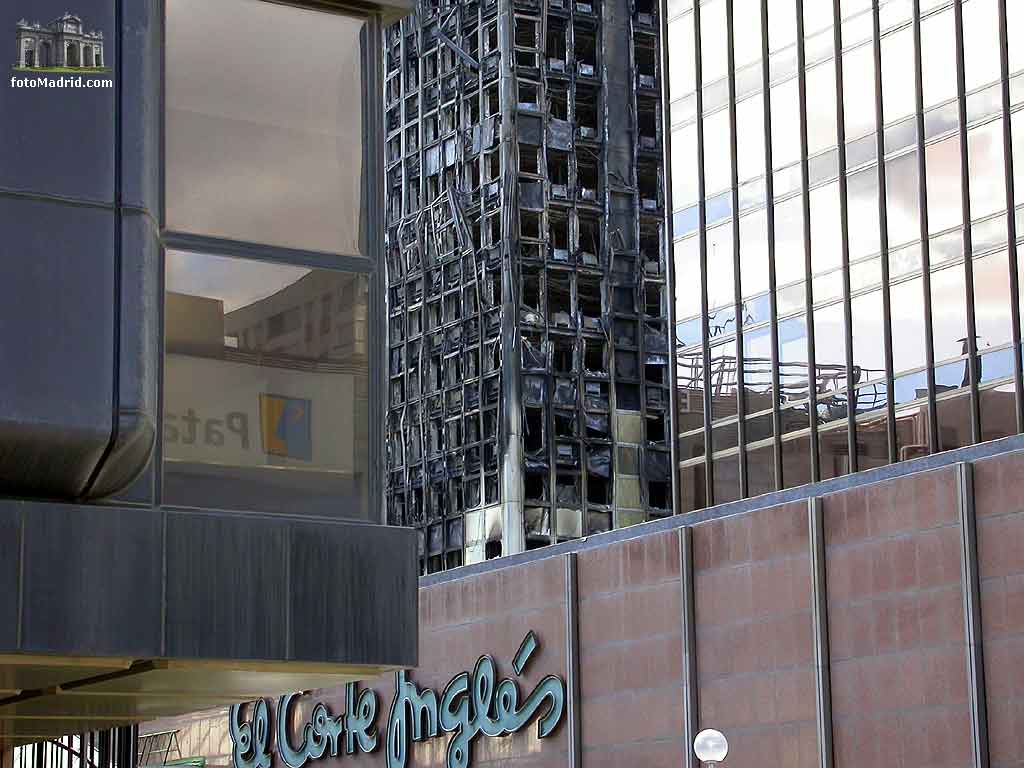 Edificio Windsor tras el incendio