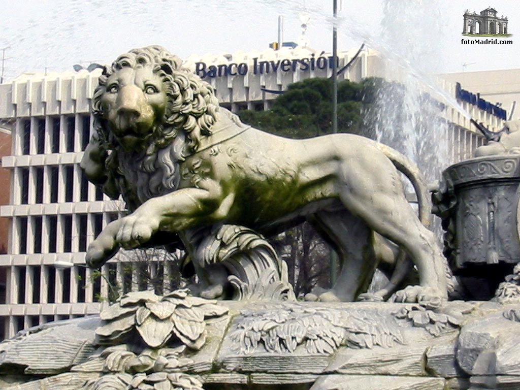 Le�n del carruaje de Cibeles