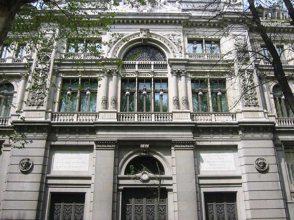 Banco de Espa�a - Fachada Paseo Recoletos