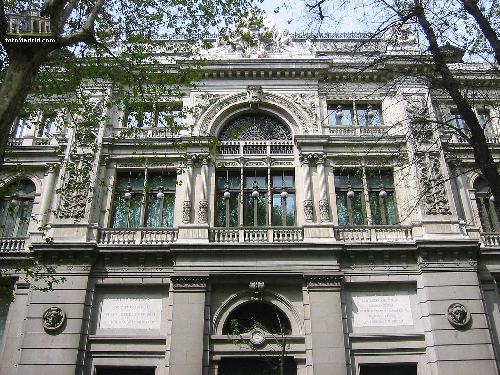 Banco de Espa�a - Fachada Paseo Recoletos